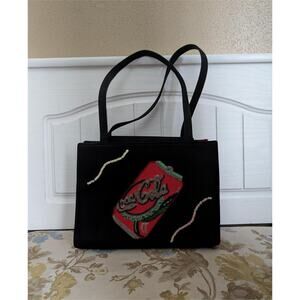 Vintage 1990s/Y2K Beaded Coca Cola Purse